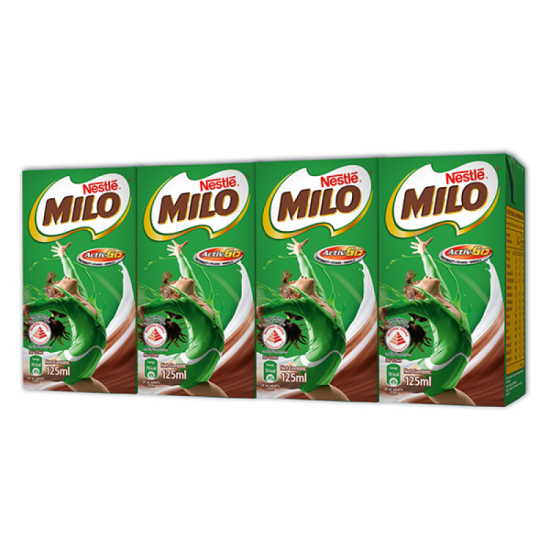 NESTLE MILO UHT LEBIH PADAT 125ML*4