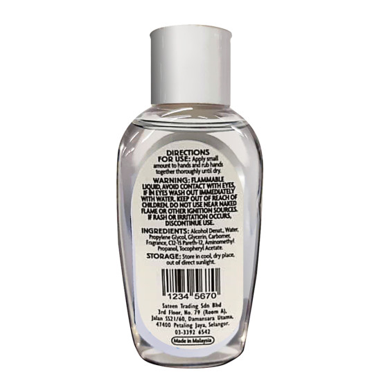 SATEEN HAND SANITIZER 50ML