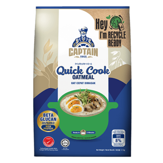 CAPTAIN QUICK OATMEAL 1.1KG