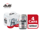 ASAHI SUPER DRY PREMIUM BEER 320ML*4