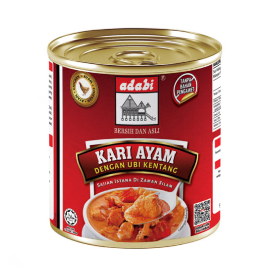 ADABI KARI AYAM DALAM TIN 280GM