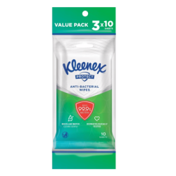 KLEENEX ANTIBAC WIPES 10S*3 KLEENEX ANTIBAC WIPES 10S*3