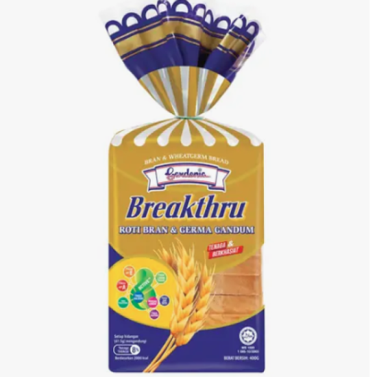 GARDENIA BRAN & WHEATGERM FIBREMEAL 400GM