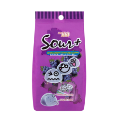 LOT 100 SOURPLUS GUMMY BLACKCURRANT 270GM