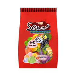 LOT 100 SOURPLUS GUMMY ASSORTED 270GM