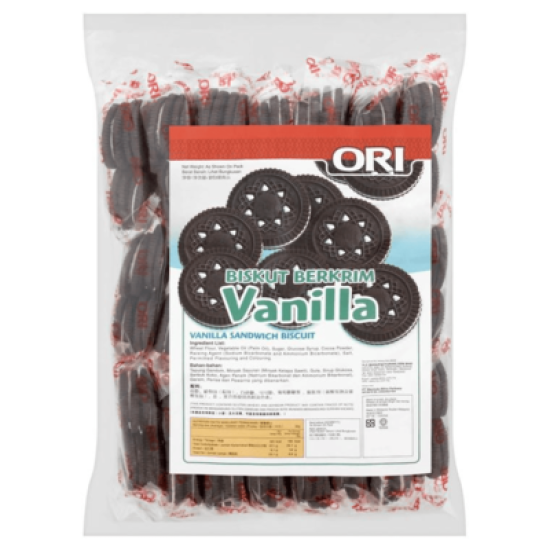 ORI VANILLA SANDWICH BISCUIT 630GM