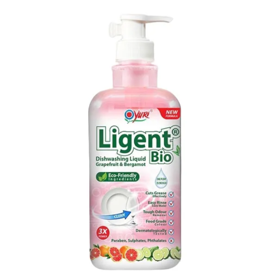 YURI LIGENT DISHWASHING GRAPEFRUIT (PUMP) 1 LIT YURI LIGENT DISHWASHING GRAPEFRUIT (PUMP) 1 LIT