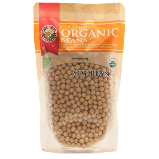 COUNTRY FARM BEANS ORGANIC SOY BEANS 300G