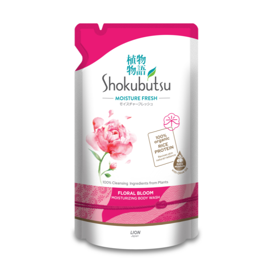 SHOKUBUTSU BODY WASH FLORAL BLOOM 500GM