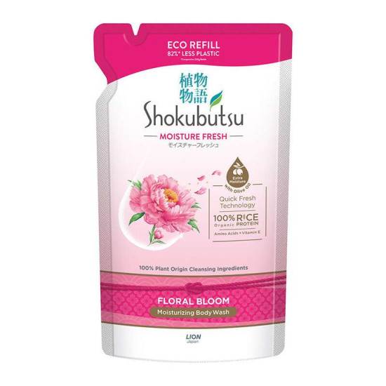 SHOKUBUTSU BODY WASH FLORAL DELIGHT 500GM