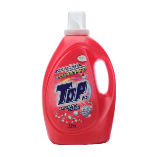 TOP LIQUID DETERGENT - RED BRILLIANT CLEAN 2.5KG