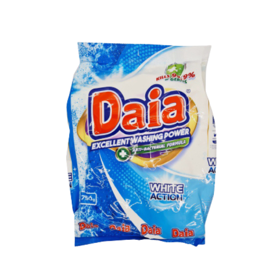 DAIA DETERGENT POWDER - WHITE ACTION 750G