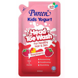PUREEN KIDS YOGURT HEAD TO TOE RASPBERRY 600ML PUREEN KIDS YOGURT HEAD TO TOE RASPBERRY 600ML