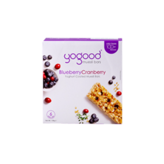 YOGOOD BLUEBERRY CRANBERRY YOGHURT BAR 23GM*6