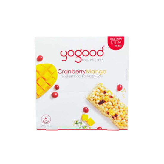 YOGOOD CRANBERRY MANGO YOGHURT BAR 23GM*6