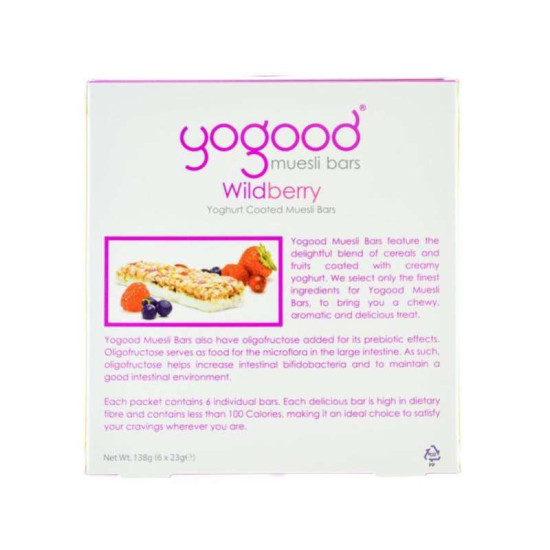 YOGOOD WILBERRY YOGHURT BAR 23GM*6