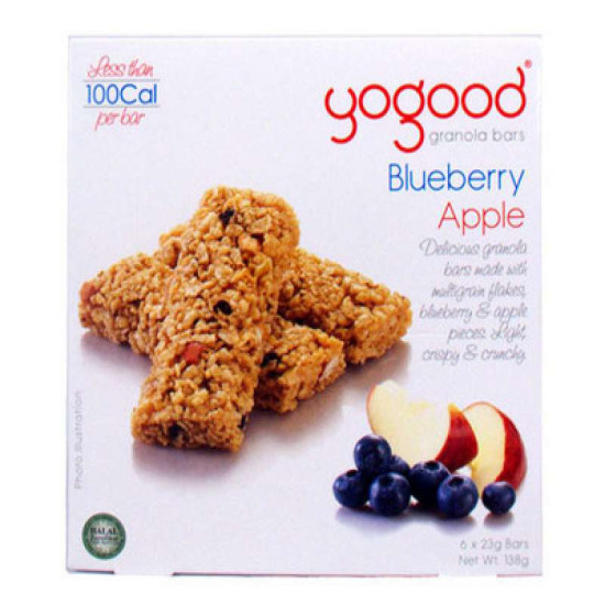 YOGOOD BLUEBERRY APPLE GRANOLA BAR 23GM*6