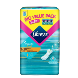 LIBRESSE GREEN TEA MAXI WING 24CM 20S*3 LIBRESSE GREEN TEA MAXI WING 24CM 20S*3