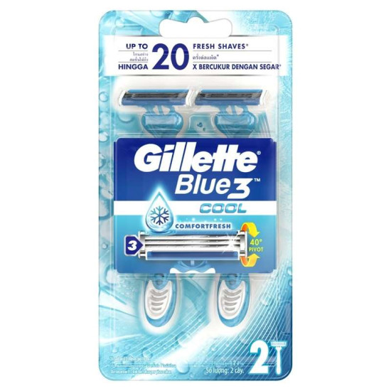 GILLETTE BLUE 3 ICE 2'S