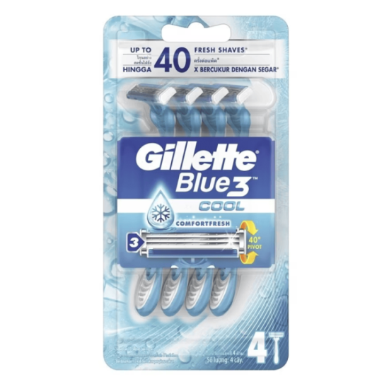 GILLETTE BLUE 3 ICE 4'S