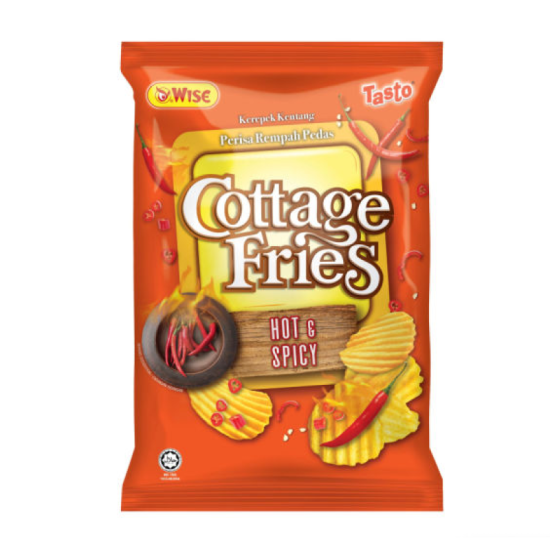 WISE COTTAGE FRIES PARTY PACK HOT & SPICY 150GM