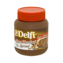 DELFI HAZELNUT CHOCO SPREAD 350GM DELFI HAZELNUT CHOCO SPREAD 350GM