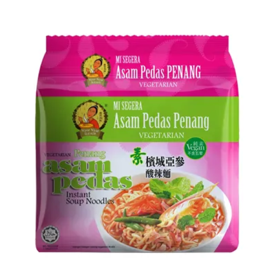 NYOR NYAR VEGE PENANG ASAM PEDAS NOODLES 105G*4