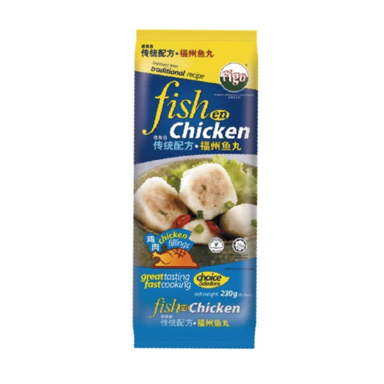 FIGO FISH EN CHICKEN 230G