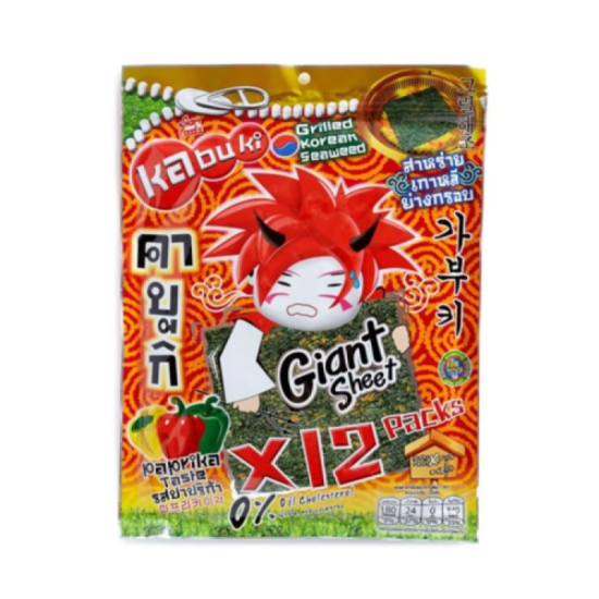 TWIN LOTUS KABUKI GRILLED SEAWEED (PAPRIKA) 60GM