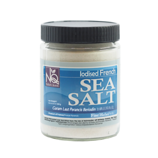 NATURE QUEST FRENCH SEA SALT FINE 400G