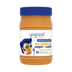 YOGOOD SMOOTH NO ADDED SUGAR PEANUT BUTTER 453GM YOGOOD SMOOTH NO ADDED SUGAR PEANUT BUTTER 453GM