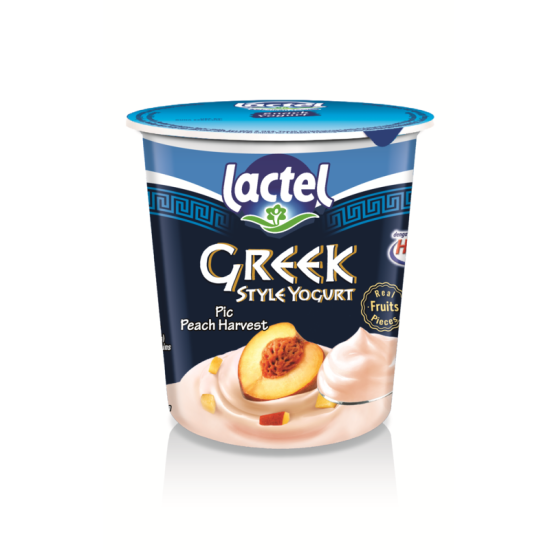 LACTEL GREEK SYTLE YOGURT PEACH 130G