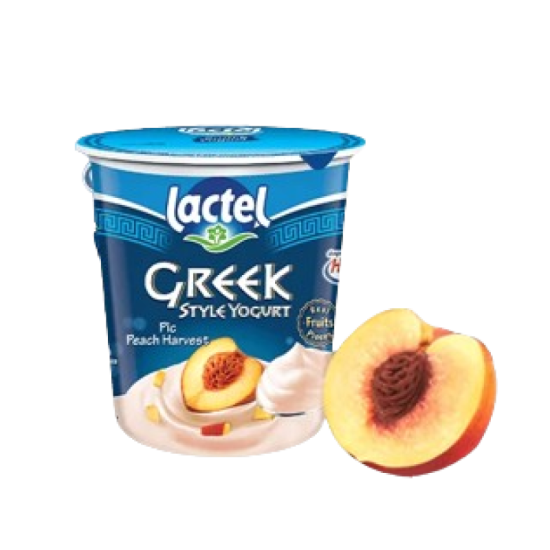 LACTEL GREEK SYTLE YOGURT PEACH 130G