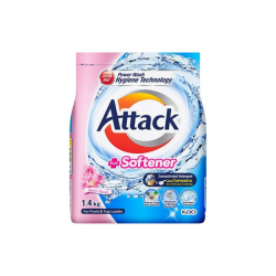 KAO ATTACK DETERGENT PODWER SOFTENER 1.4KG KAO ATTACK DETERGENT PODWER SOFTENER 1.4KG