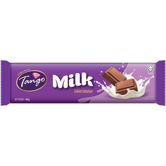 TANGO CHOCOLATE BAR MILK 40GM