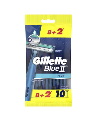 GILLETTE BLUE II PLUS SENSITIVE 10S