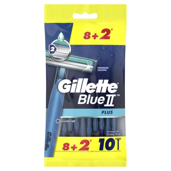 GILLETTE BLUE II PLUS SENSITIVE 10S