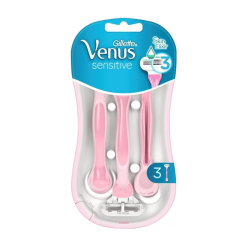 GILLETTE VENUS PINK SENSITIVE 3'S GILLETTE VENUS PINK SENSITIVE 3'S