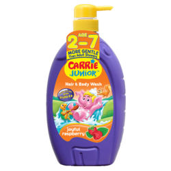 CARRIE JUNIOR HAIR BODY WASH JOYFUL RASPBERRY 700G CARRIE JUNIOR HAIR BODY WASH JOYFUL RASPBERRY 700G