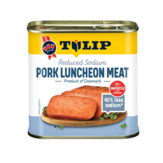 TULIP PORK LUNCHEON MEAT REDUCED SODIUM 340GM