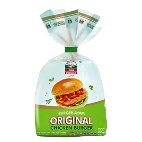 DINDINGS CHICKEN BURGER 600G