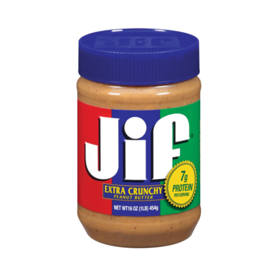 JIF PEANUT BUTTER CRUNCHY 16OZ