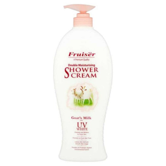 FRUISER DOUBLE MOISTURISING GOAT MILK UV WHITE 1000ML