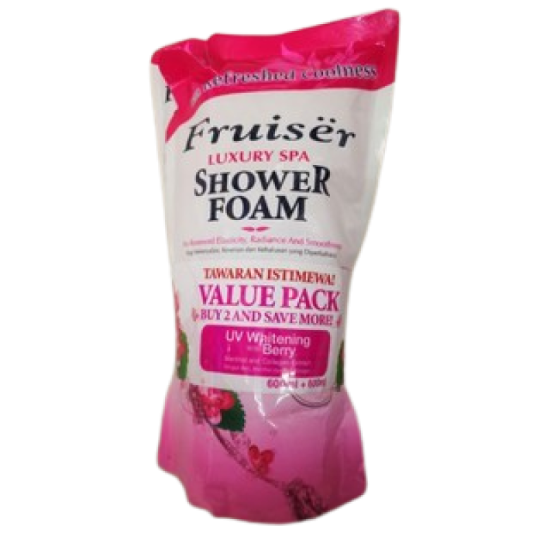 FRUISER LUXURY SPA SHOWER FOAM UV WHITE + BERRY 600ML