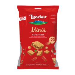 LOACKER MINIS NAPOLITANER 200GM LOACKER MINIS NAPOLITANER 200GM