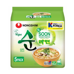 NONGSHIM SOON VEGE RAMYUN 120GM*5 NONGSHIM SOON VEGE RAMYUN 120GM*5