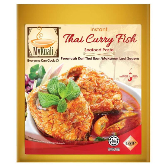 MYKUALI THAI CURRY FISH/SEAFOOD PASTE 200G