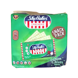 SKY FLAKES ONION & CHIVES CRACKERS 200GM SKY FLAKES ONION & CHIVES CRACKERS 200GM