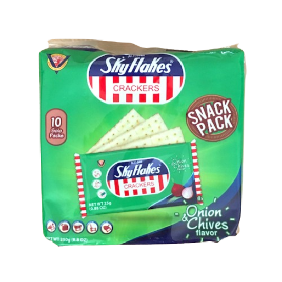 SKY FLAKES ONION & CHIVES CRACKERS 200GM