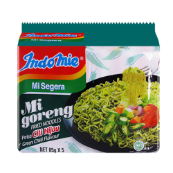 INDOMIE MI GORENG CILI HIJAU 85GM*5 INDOMIE MI GORENG CILI HIJAU 85GM*5